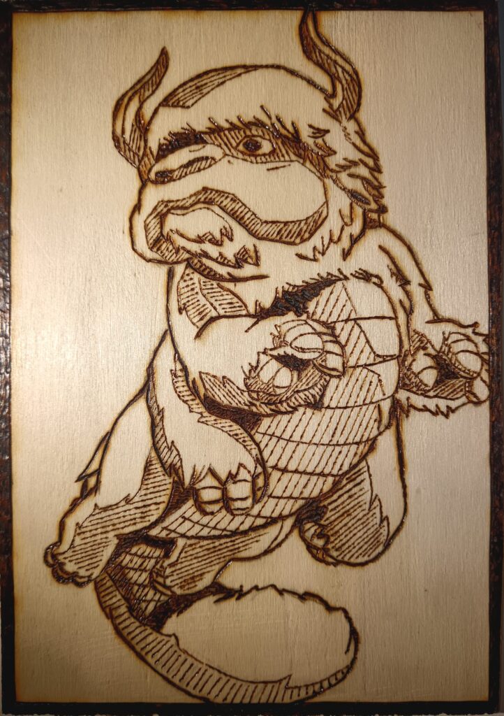 Pyrogravure de Appa - Avatar: Le Dernier Maître de l'Air
