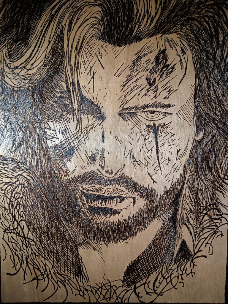Pyrogravure Verso Expédition 33