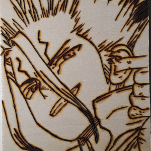 Pyrogravure Senku Ishigami ( Dr Stone )