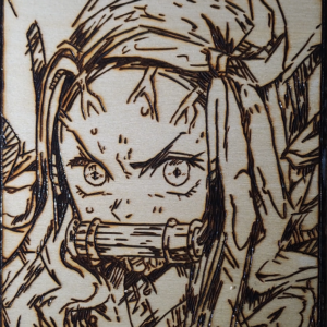 Pyrogravure de Nezuko ( Demon Slayer )