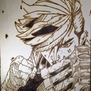 Pyrogravure de Vi ( League of Legends )
