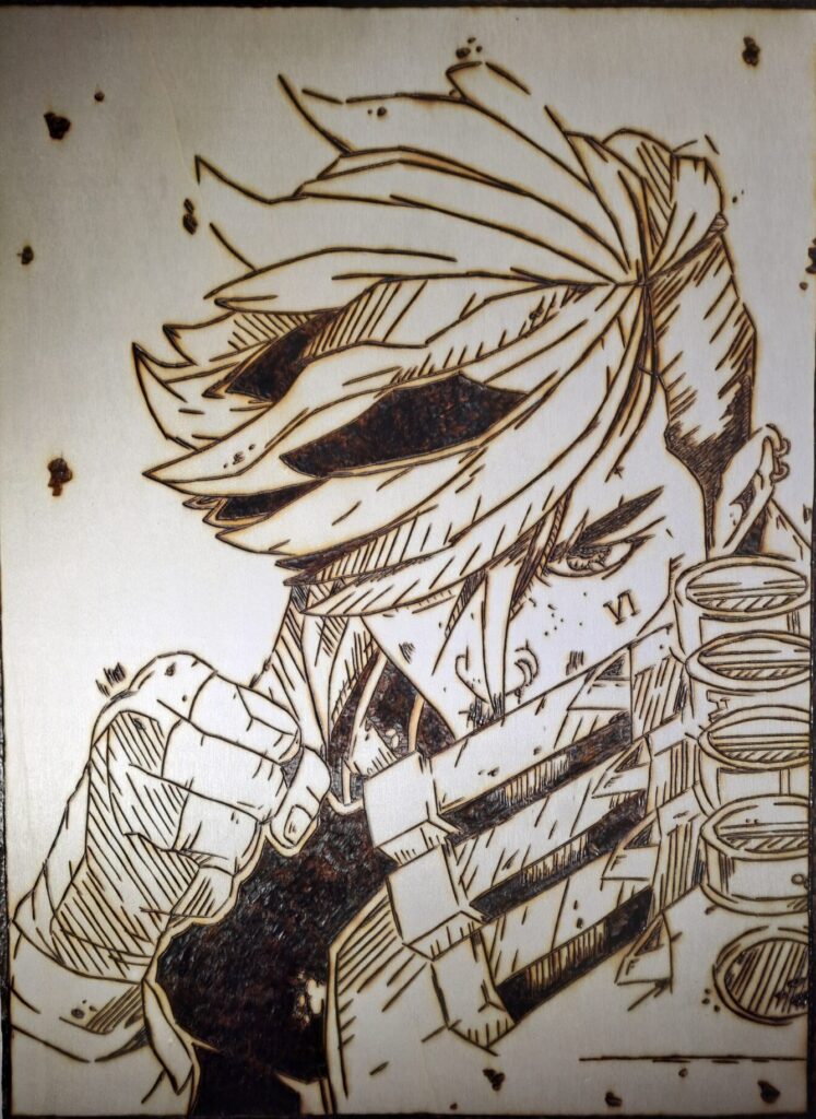 Pyrogravure de Vi ( League of Legends )