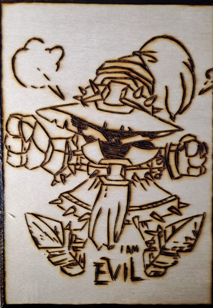 Pyrogravure de Veigar ( League of Legends )